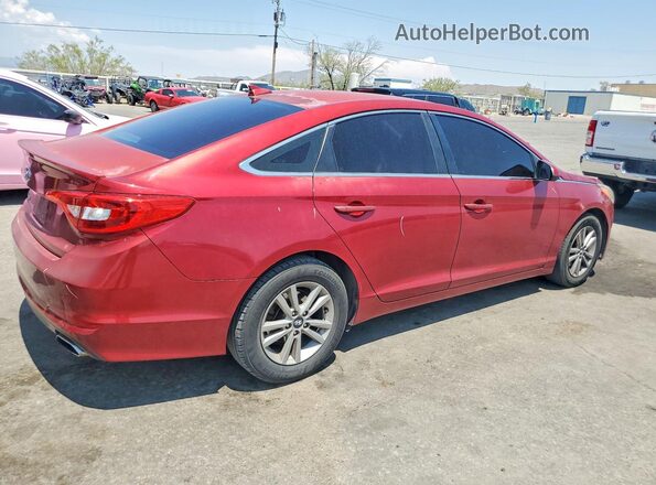 5NPE24AF7GH275808 2016 HYUNDAI SONATA Maroon Հետևի աջ