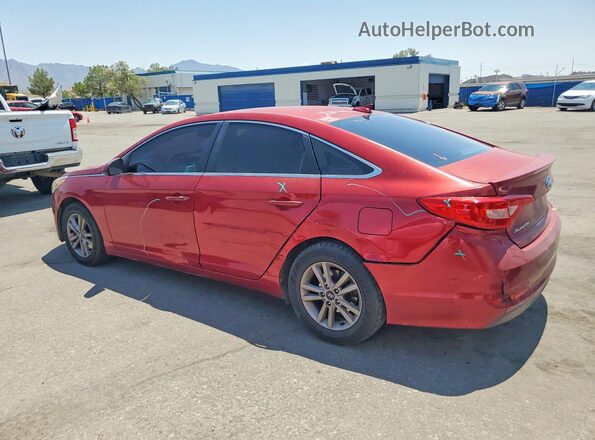 5NPE24AF7GH275808 2016 HYUNDAI SONATA Maroon Հետևի ձախ