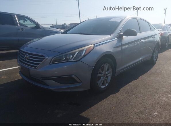 5NPE24AF7GH284895 2016 HYUNDAI SONATA Серебряный Передняя левая четверть