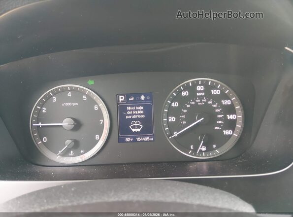 5NPE24AF7GH284895 2016 HYUNDAI SONATA Серебряный Вид задних сидений