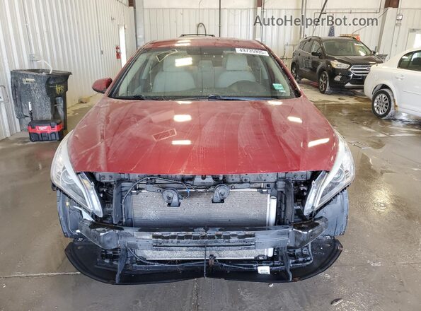 5NPE24AF7GH289014 2016 HYUNDAI SONATA Red Widok z przodu
