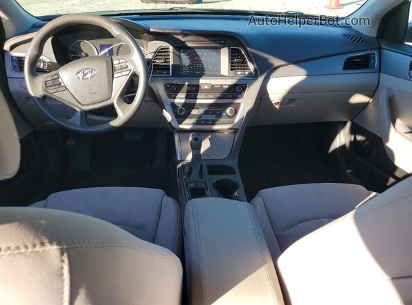5NPE24AF7GH289045 2016 HYUNDAI SONATA Black წინა პანელის ხედი