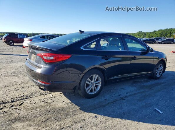 5NPE24AF7GH289045 2016 HYUNDAI SONATA Black უკანა მარჯვენა