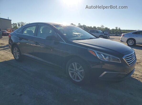 5NPE24AF7GH289045 2016 HYUNDAI SONATA Black წინა მარჯვენა