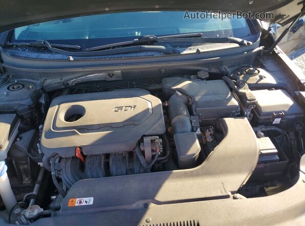 5NPE24AF7GH289045 2016 HYUNDAI SONATA Black უკანა სალონის ხედი