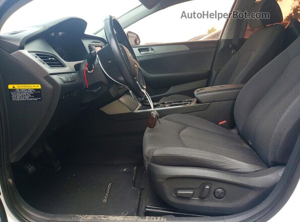 5NPE24AF7GH293385 2016 HYUNDAI SONATA White Vista interior delantera