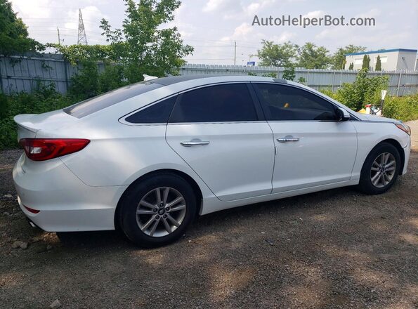 5NPE24AF7GH293385 2016 HYUNDAI SONATA White Trasero derecho