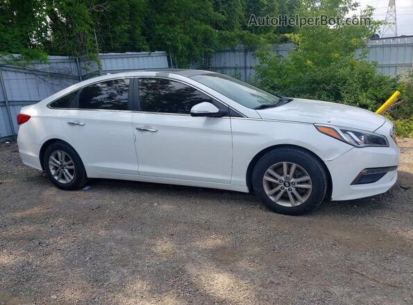 5NPE24AF7GH293385 2016 HYUNDAI SONATA White Delantero derecho
