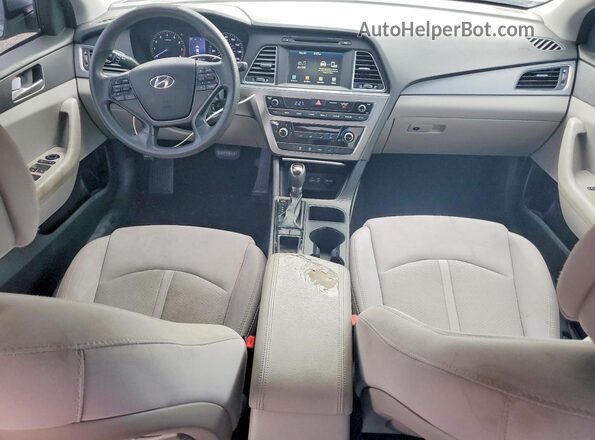 5NPE24AF7GH296710 2016 HYUNDAI SONATA Серый Вид панели приборов