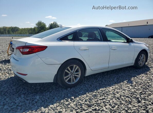 5NPE24AF7GH298344 2016 HYUNDAI SONATA White Передня права чверть