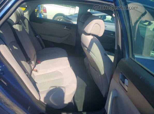 5NPE24AF7GH300917 2016 HYUNDAI SONATA Синий Вид задних сидений