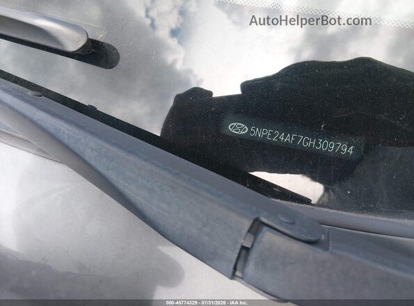 5NPE24AF7GH309794 2016 HYUNDAI SONATA Silver 