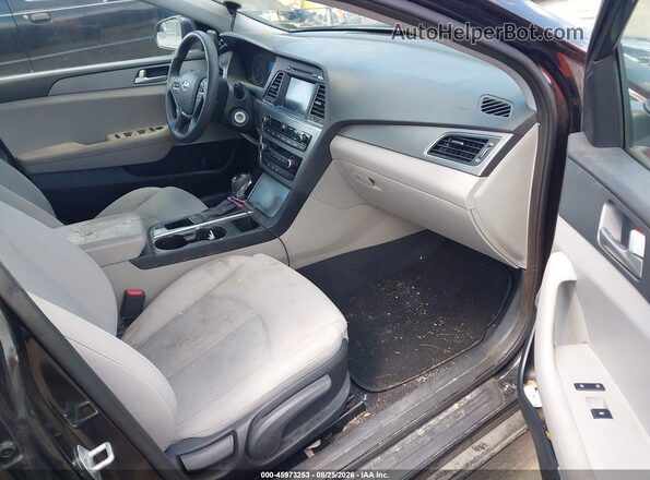 5NPE24AF7GH315921 2016 HYUNDAI SONATA Black Vista interior delantera
