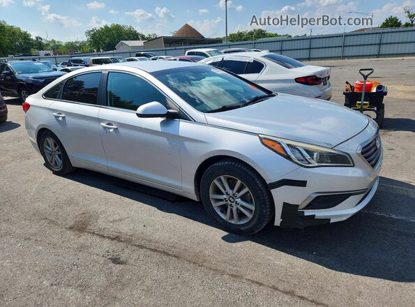 5NPE24AF7GH333934 2016 HYUNDAI SONATA Silver Front right