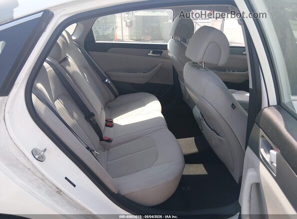 5NPE24AF7GH345551 2016 HYUNDAI SONATA White VIN კოდის სტიკერის ხედი