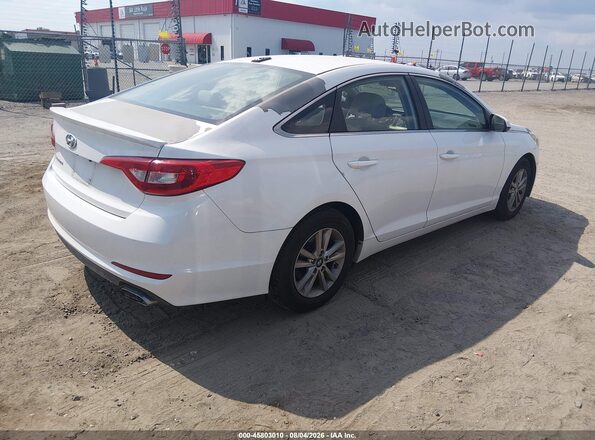 5NPE24AF7GH345551 2016 HYUNDAI SONATA White უკანა მარჯვენა