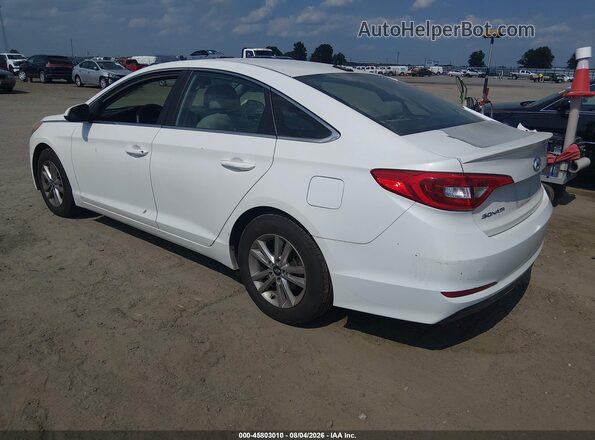 5NPE24AF7GH345551 2016 HYUNDAI SONATA White უკანა მარცხენა