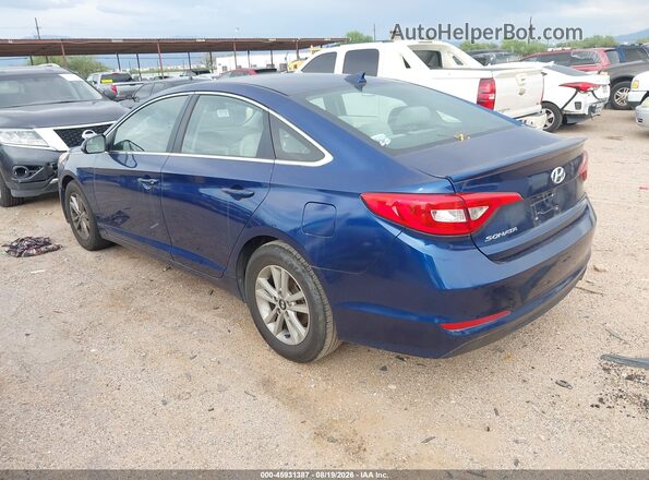 5NPE24AF7GH348501 2016 HYUNDAI SONATA Dark Blue უკანა მარცხენა