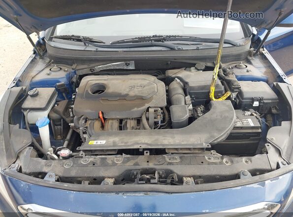 5NPE24AF7GH348501 2016 HYUNDAI SONATA Dark Blue უკანა ხედი