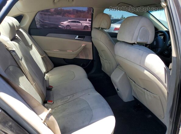 5NPE24AF7GH356419 2016 HYUNDAI SONATA Brown Вид задніх сидінь