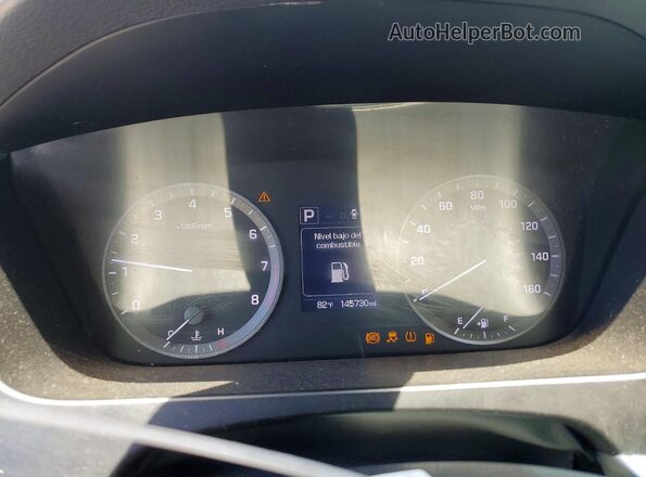 5NPE24AF7GH356419 2016 HYUNDAI SONATA Brown Вид щитка приладів