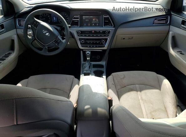 5NPE24AF7GH387332 2016 HYUNDAI SONATA Silver Առջևի վահանակի տեսք