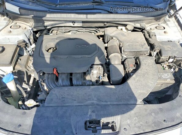 5NPE24AF7GH387332 2016 HYUNDAI SONATA Silver Սալոնի հետևի տեսք