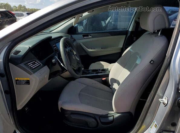 5NPE24AF7GH387332 2016 HYUNDAI SONATA Silver Սալոնի դիմացի տեսք
