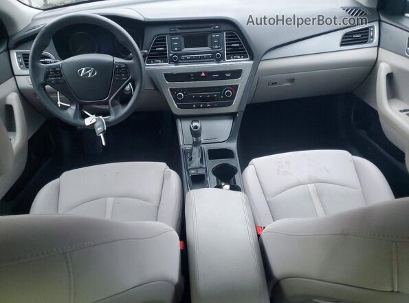 5NPE24AF7GH390201 2016 HYUNDAI SONATA Red Առջևի վահանակի տեսք