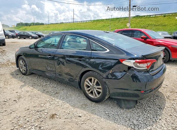 5NPE24AF7GH400922 2016 HYUNDAI SONATA Black Tył lewy