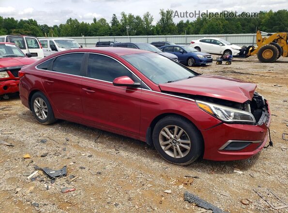 5NPE24AF7GH402153 2016 HYUNDAI SONATA Red Front right