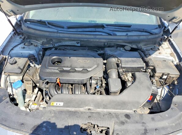 5NPE24AF7HH445392 2017 HYUNDAI SONATA Silver Սալոնի հետևի տեսք