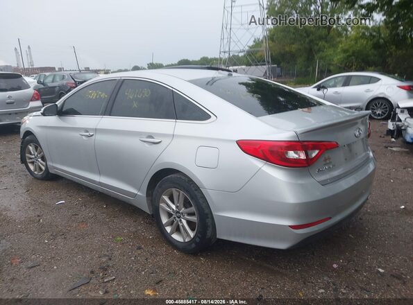 5NPE24AF7HH461690 2017 HYUNDAI SONATA Silver Задня ліва чверть