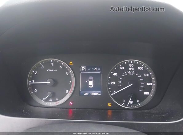 5NPE24AF7HH461690 2017 HYUNDAI SONATA Silver Вид задніх сидінь