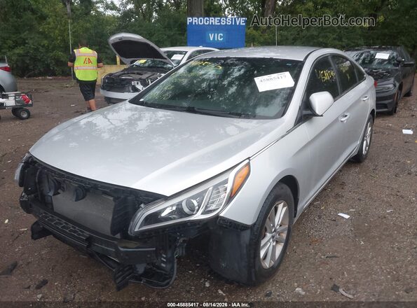 5NPE24AF7HH461690 2017 HYUNDAI SONATA Silver Вид спереду