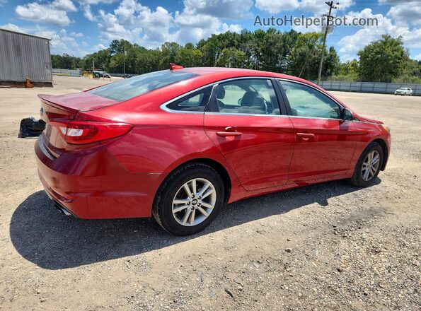 5NPE24AF7HH463696 2017 HYUNDAI SONATA Red უკანა მარჯვენა