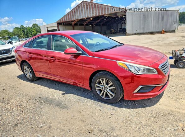 5NPE24AF7HH463696 2017 HYUNDAI SONATA Red წინა მარჯვენა