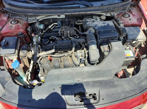 5NPE24AF7HH463696 2017 HYUNDAI SONATA Red უკანა სალონის ხედი