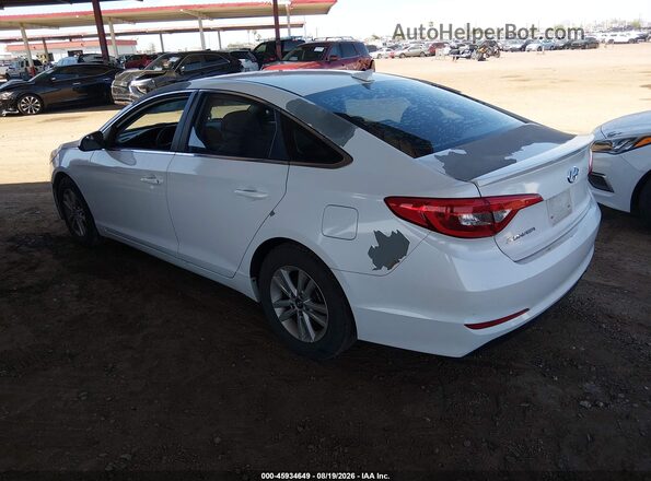 5NPE24AF7HH530684 2017 HYUNDAI SONATA White უკანა მარცხენა