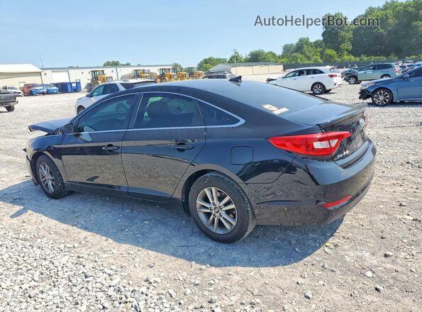 5NPE24AF7HH539353 2017 HYUNDAI SONATA Black Rear left