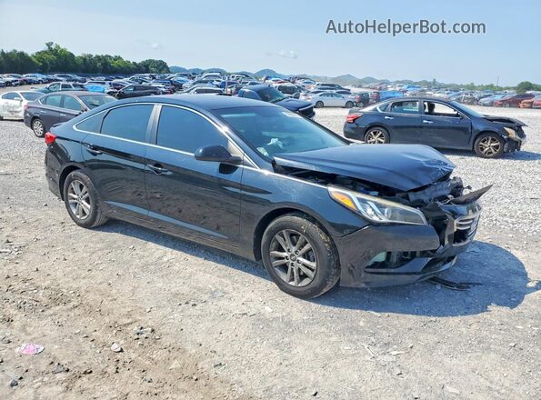 5NPE24AF7HH539353 2017 HYUNDAI SONATA Black Front right