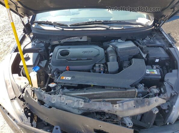 5NPE24AF7HH539353 2017 HYUNDAI SONATA Black Rear interior view