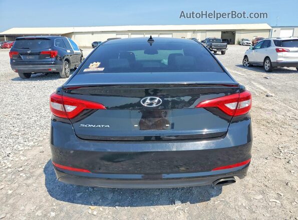 5NPE24AF7HH539353 2017 HYUNDAI SONATA Black Rear view