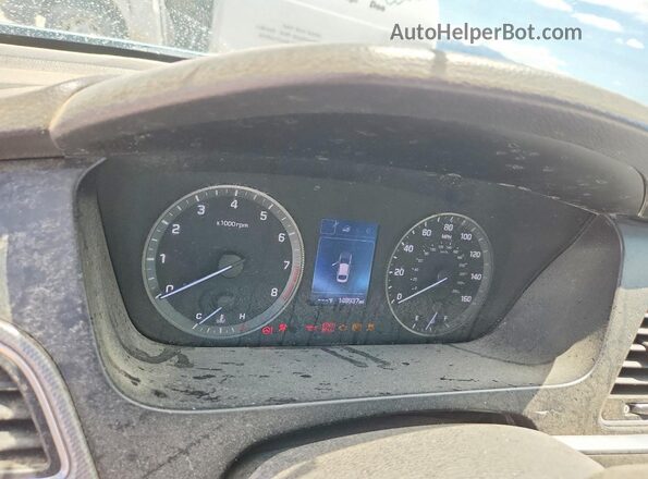 5NPE24AF7HH548926 2017 HYUNDAI SONATA Blue Սարքավորումների վահանակի տեսք