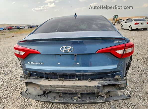 5NPE24AF7HH548926 2017 HYUNDAI SONATA Blue Հետևի տեսք