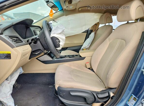 5NPE24AF7HH548926 2017 HYUNDAI SONATA Blue Սալոնի դիմացի տեսք
