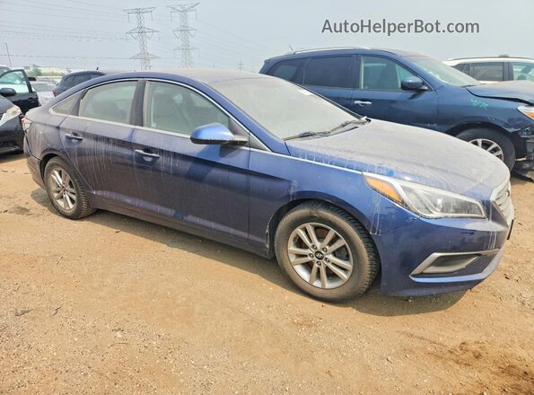 5NPE24AF7HH581473 2017 HYUNDAI SONATA Blue Delantero derecho