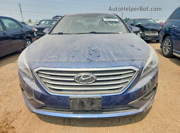 5NPE24AF7HH581473 2017 HYUNDAI SONATA Blue Vista frontal