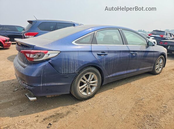 5NPE24AF7HH581473 2017 HYUNDAI SONATA Blue Trasero derecho