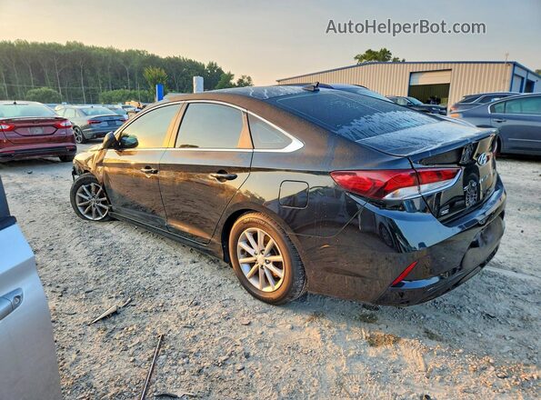 5NPE24AF7JH704565 2018 HYUNDAI SONATA Черный Задняя левая четверть